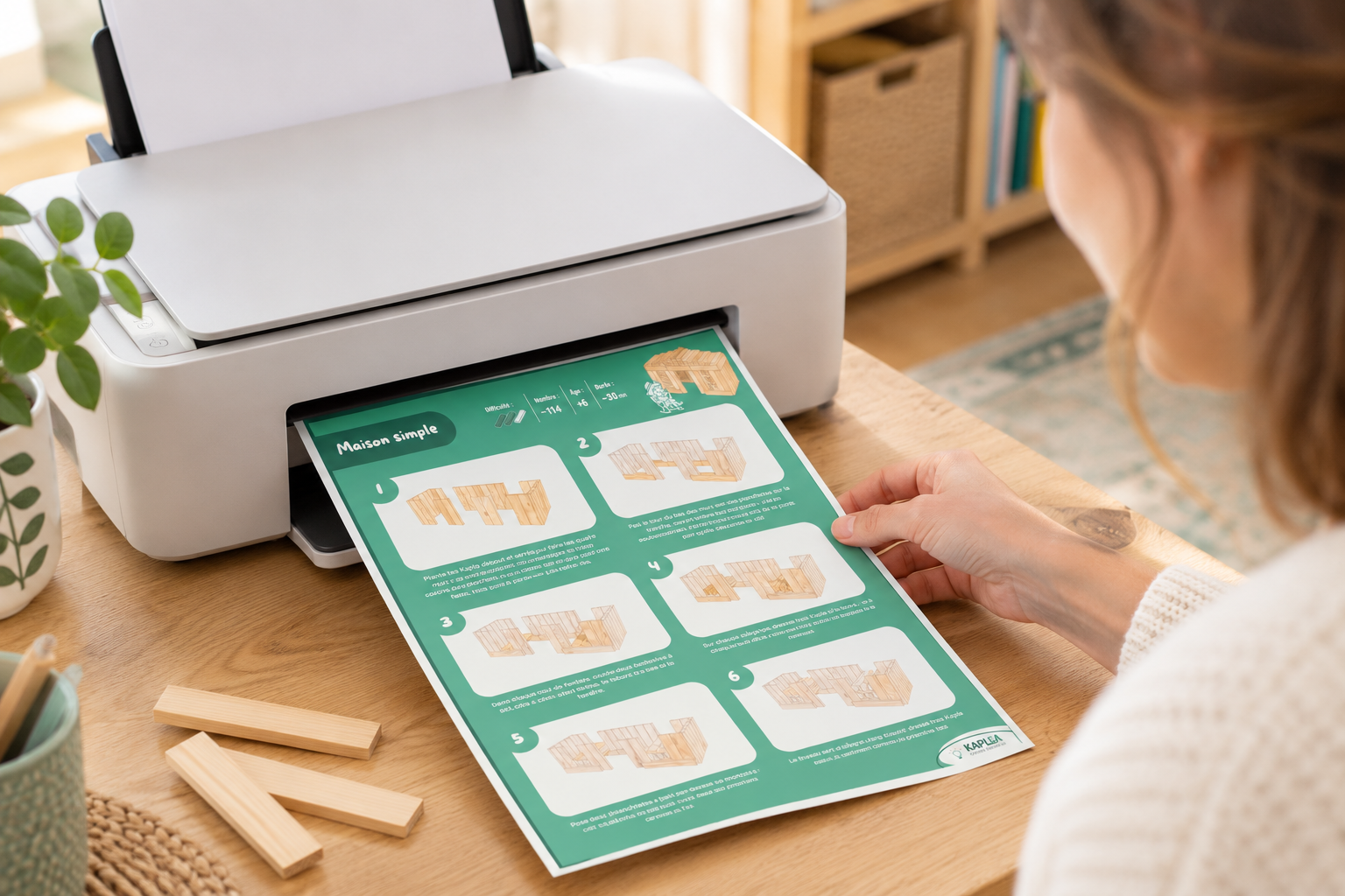 Modèle Kapla PDF gratuit : nos fiches à imprimer