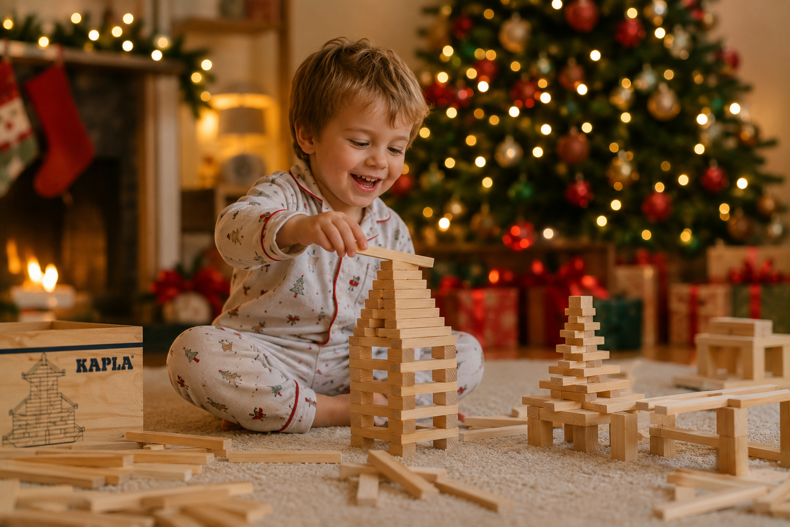 Our Kapla model inspiration for Christmas: 3 builds to try