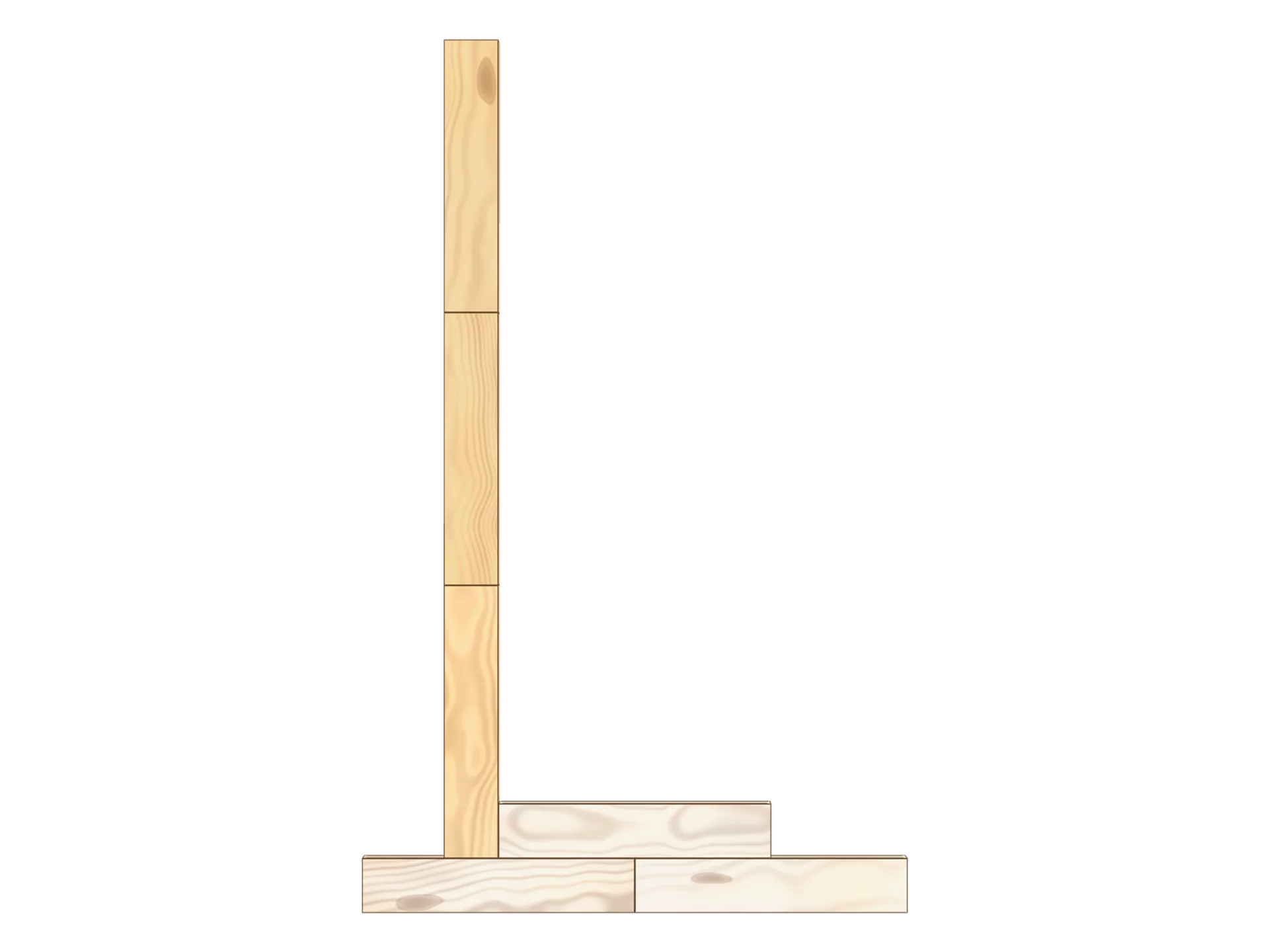 Étape 2 : monter le mur de gauche