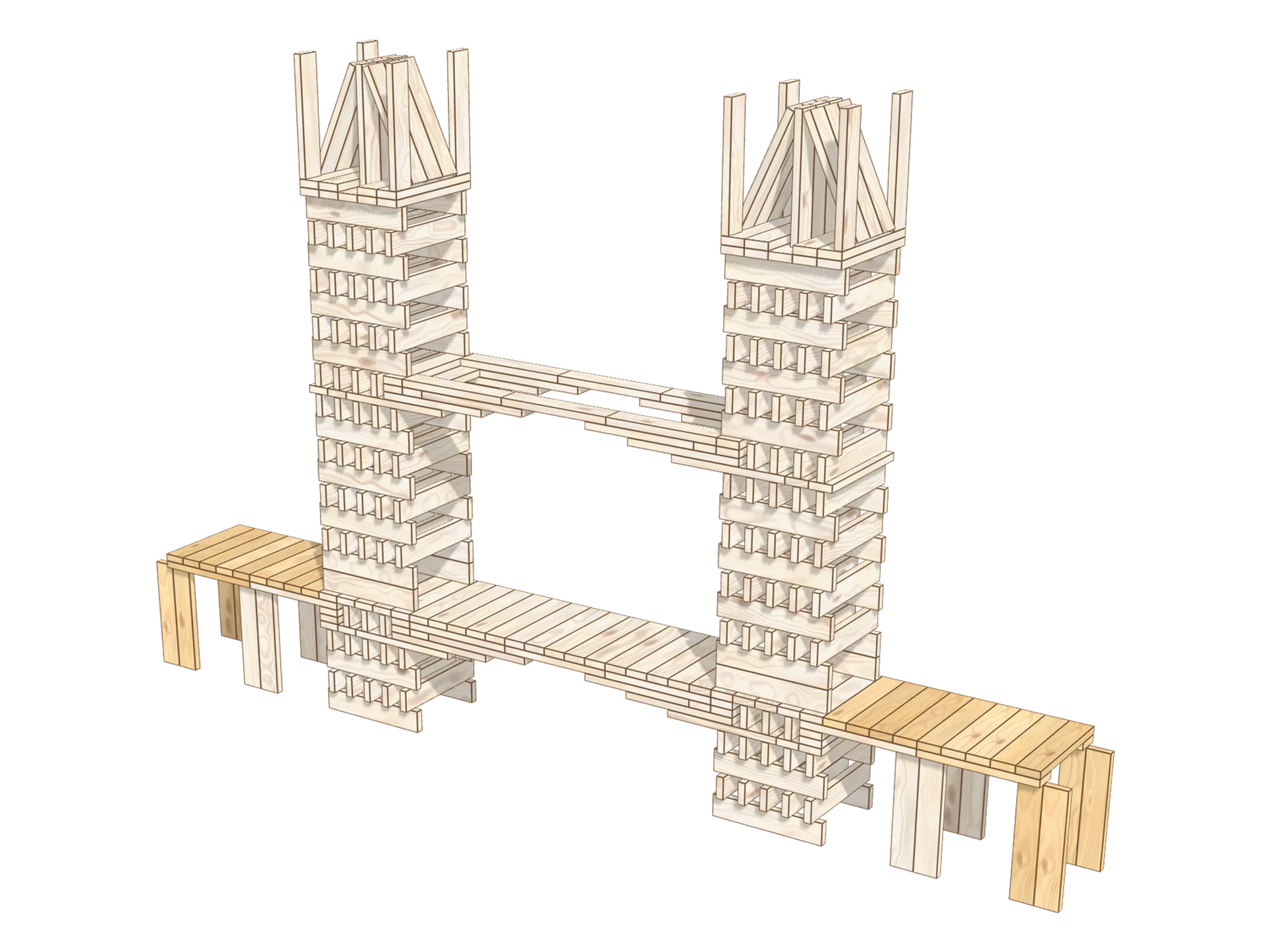 Étape 17 : continuer le viaduc