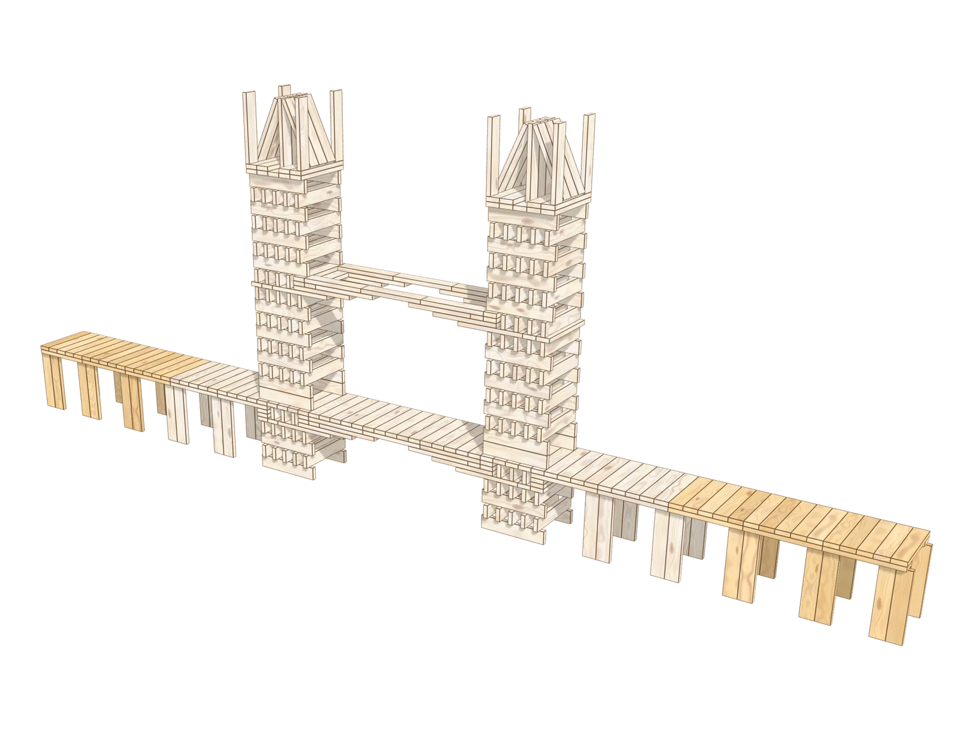 Étape 18 : finir le viaduc