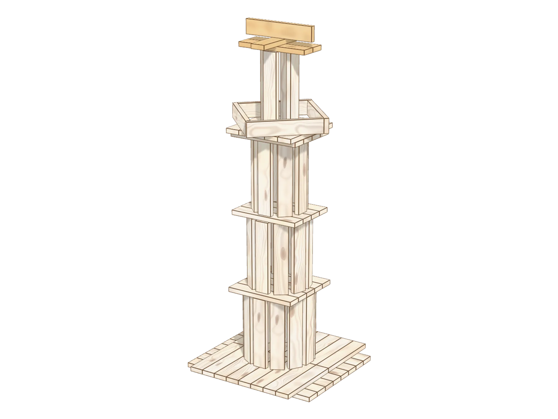 Step 7: top the lantern