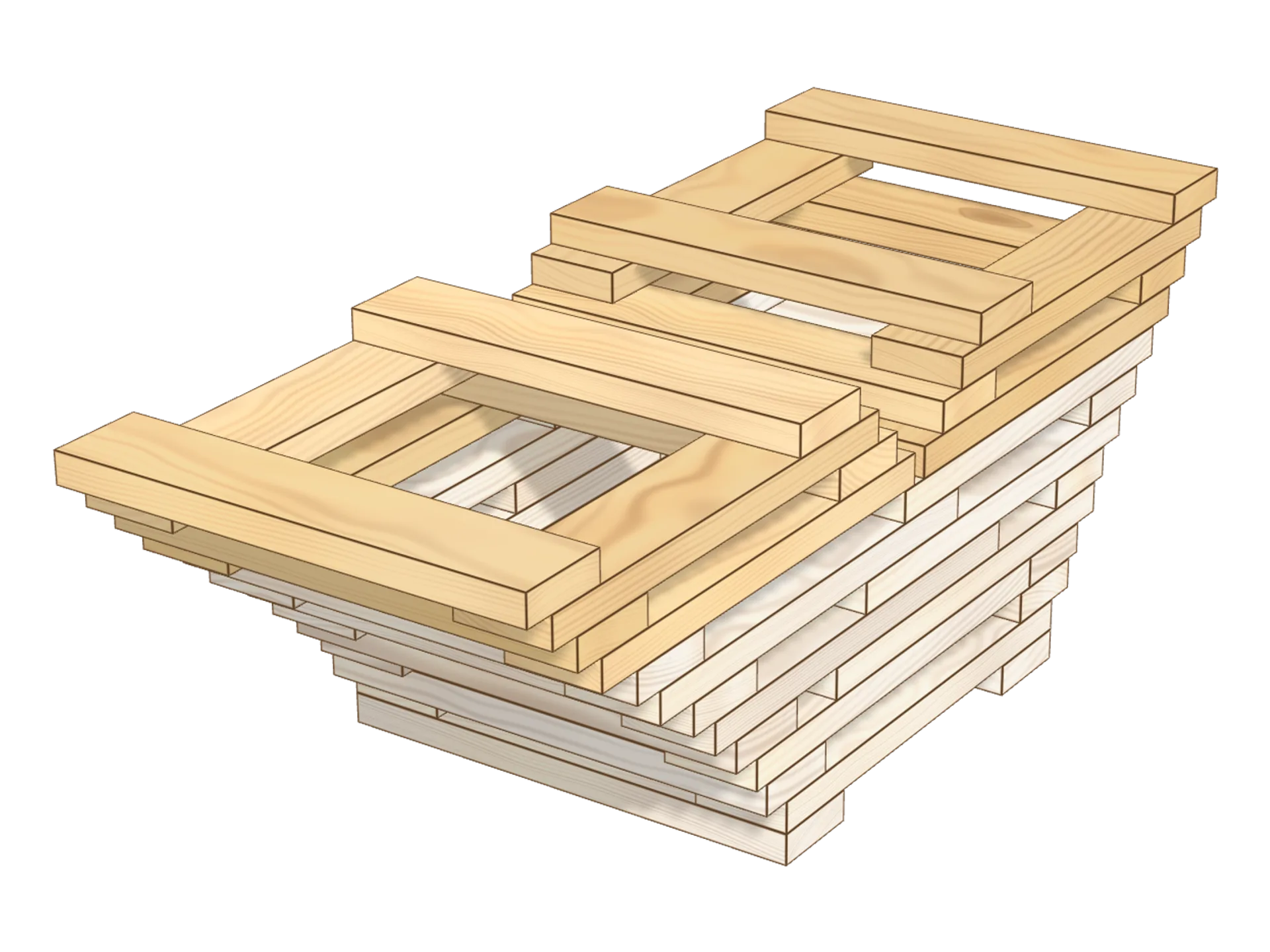 Step 3: split into 2 towers