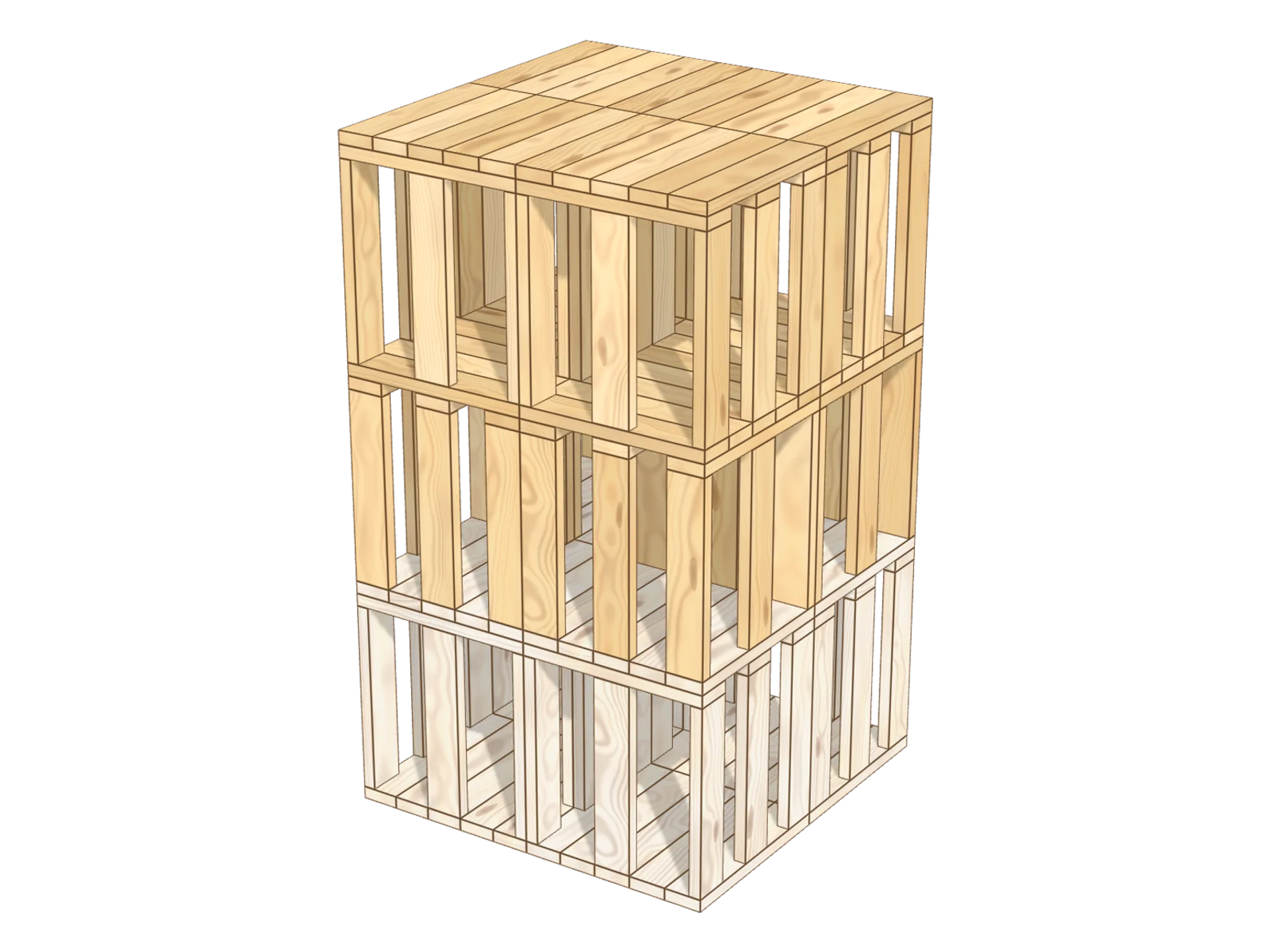 Step 5: build floors 2 and 3
