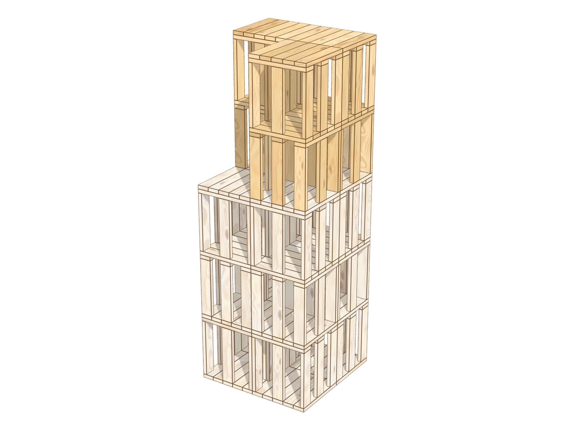 Step 6: floors 4 and 5