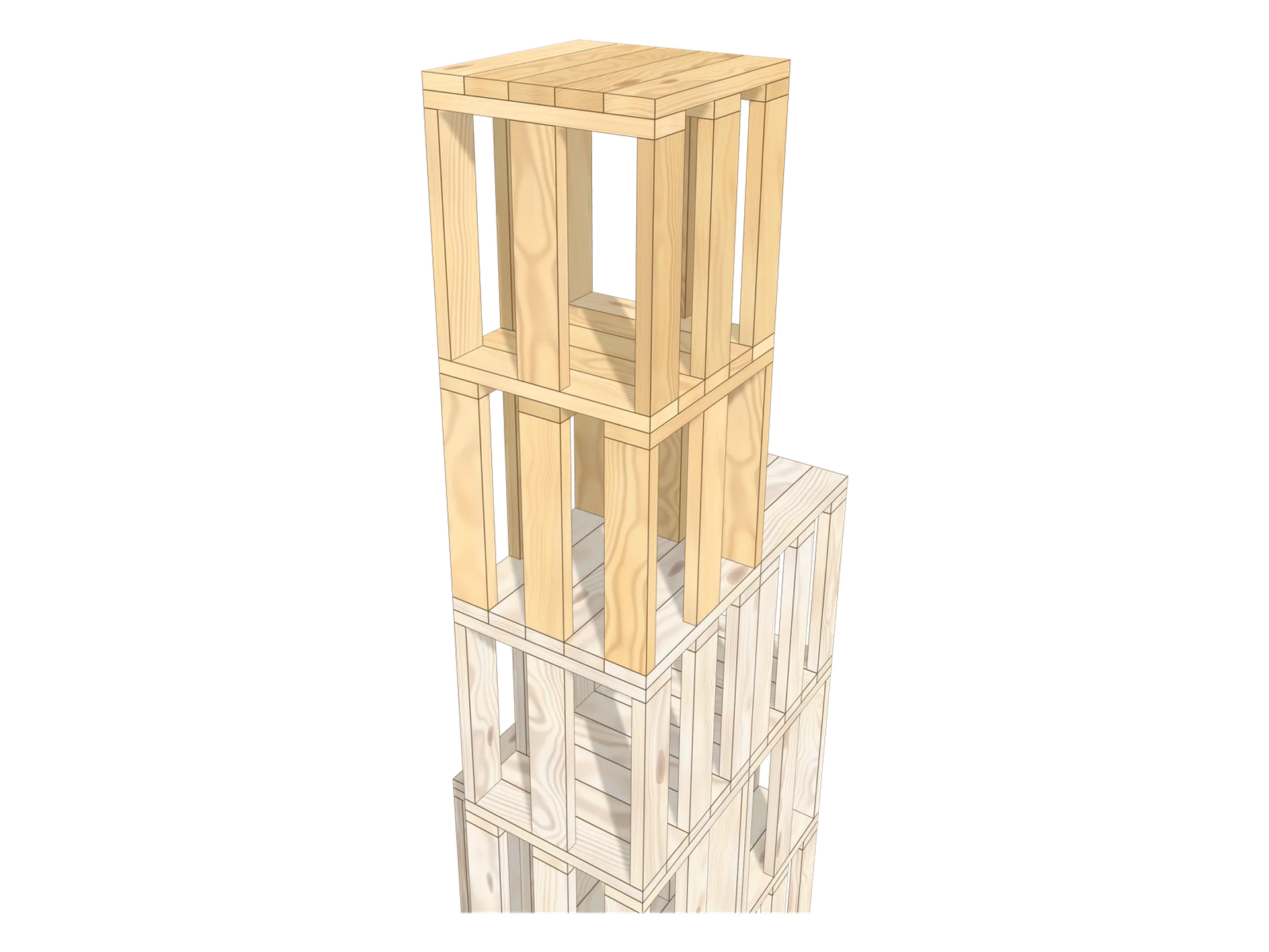 Step 8: the top of the tallest tower